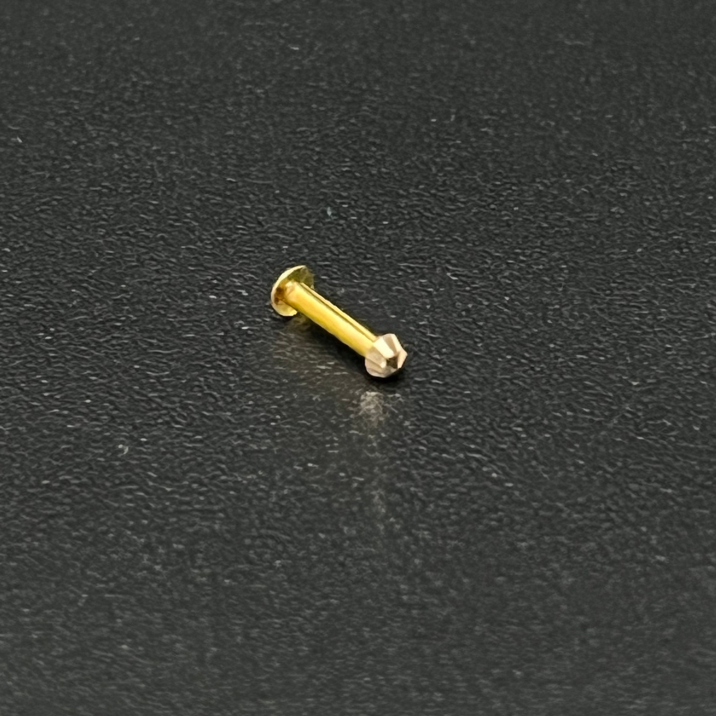 Gold Nosepins 1mm Plain