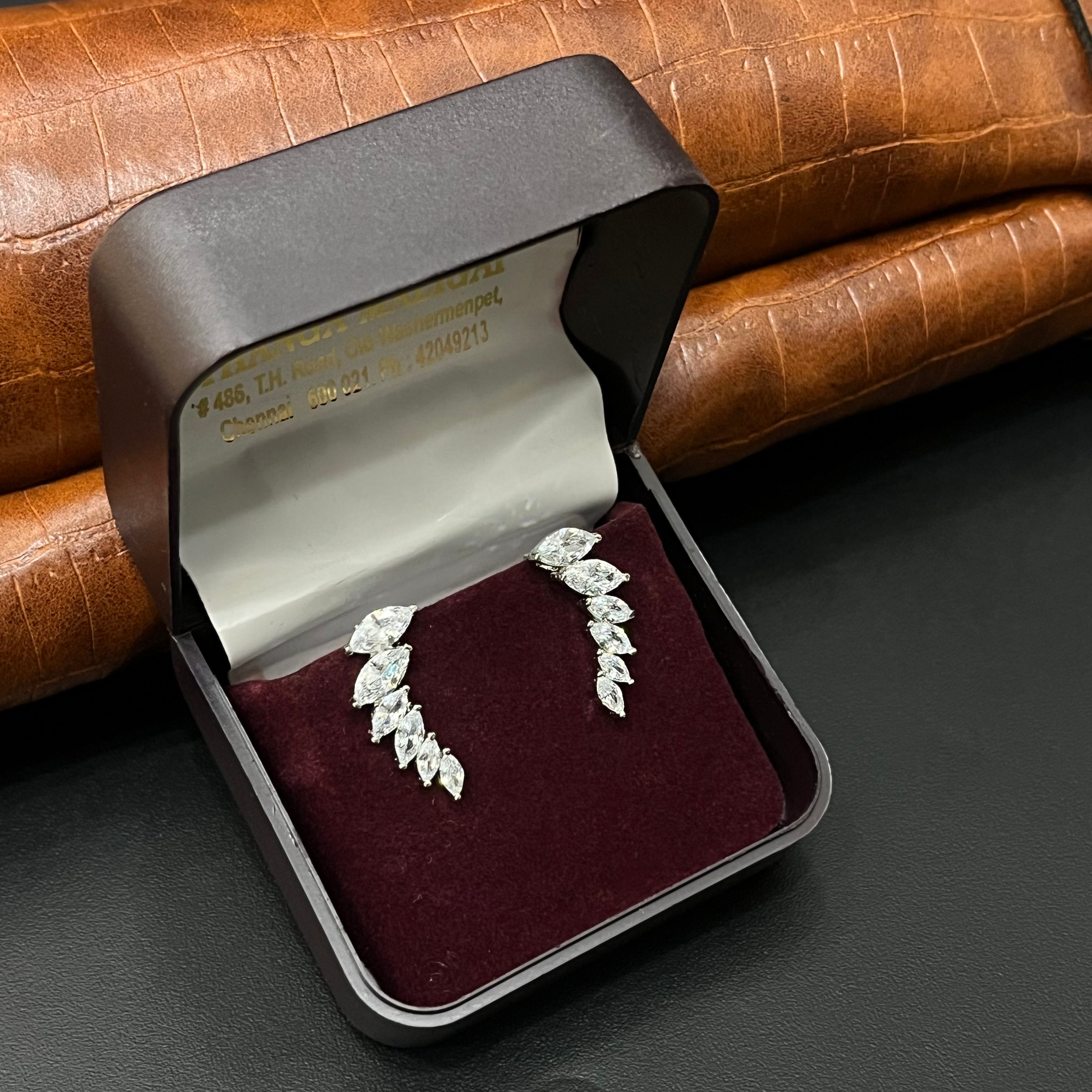 Silver Ladies EarCuffs Tending C Cut Gold Finished