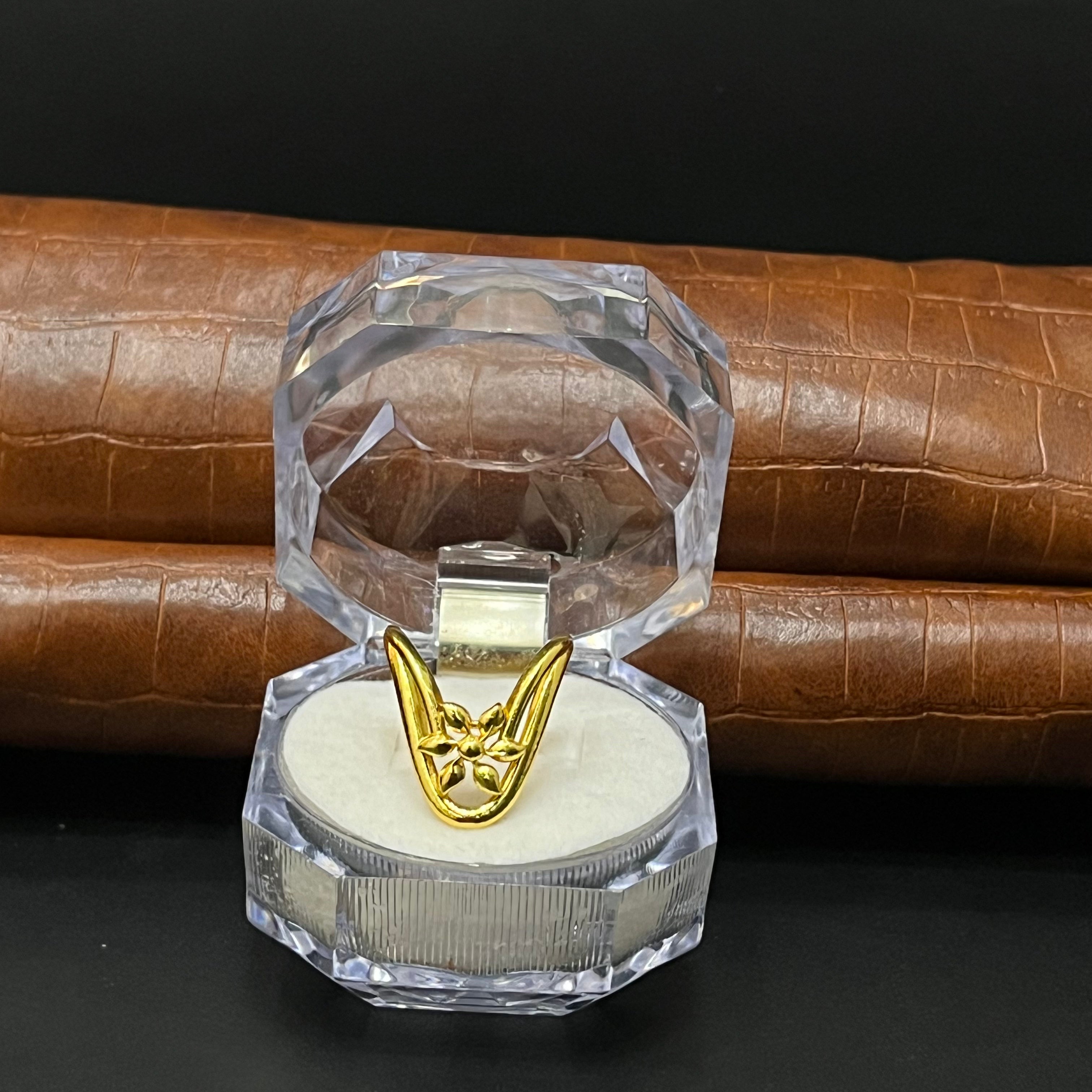 Silver Vanki Ring Gold Finished V03