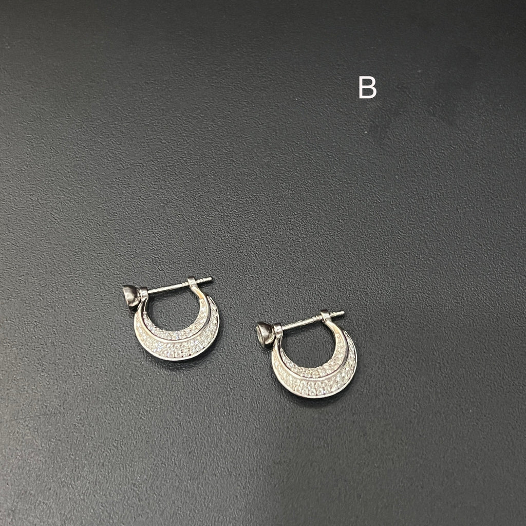 Silver Mens Earring rajput DS01 B