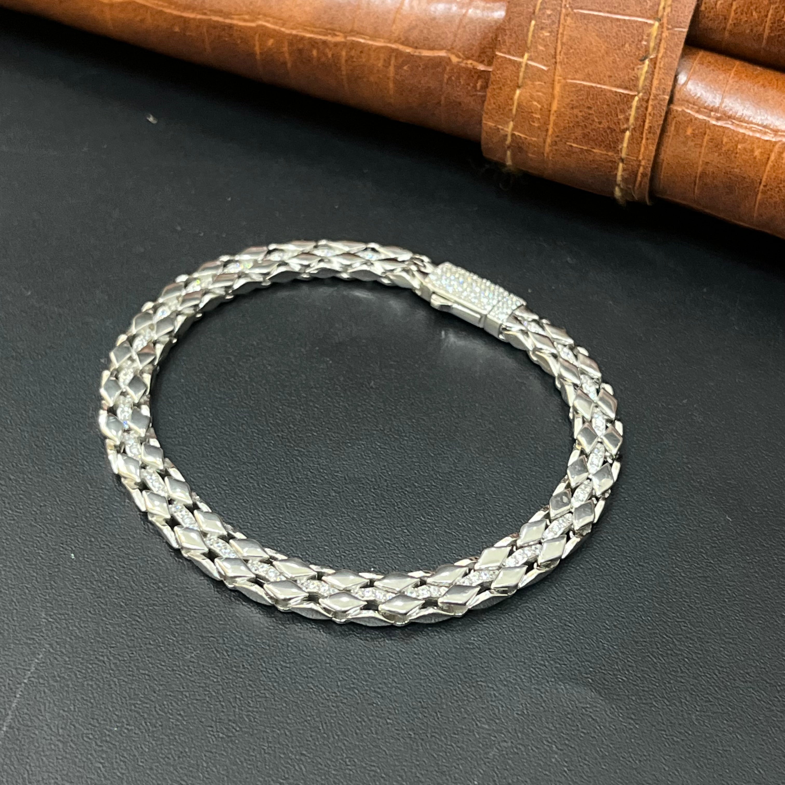 Silver Mens Bracelet Kathli KB2 925