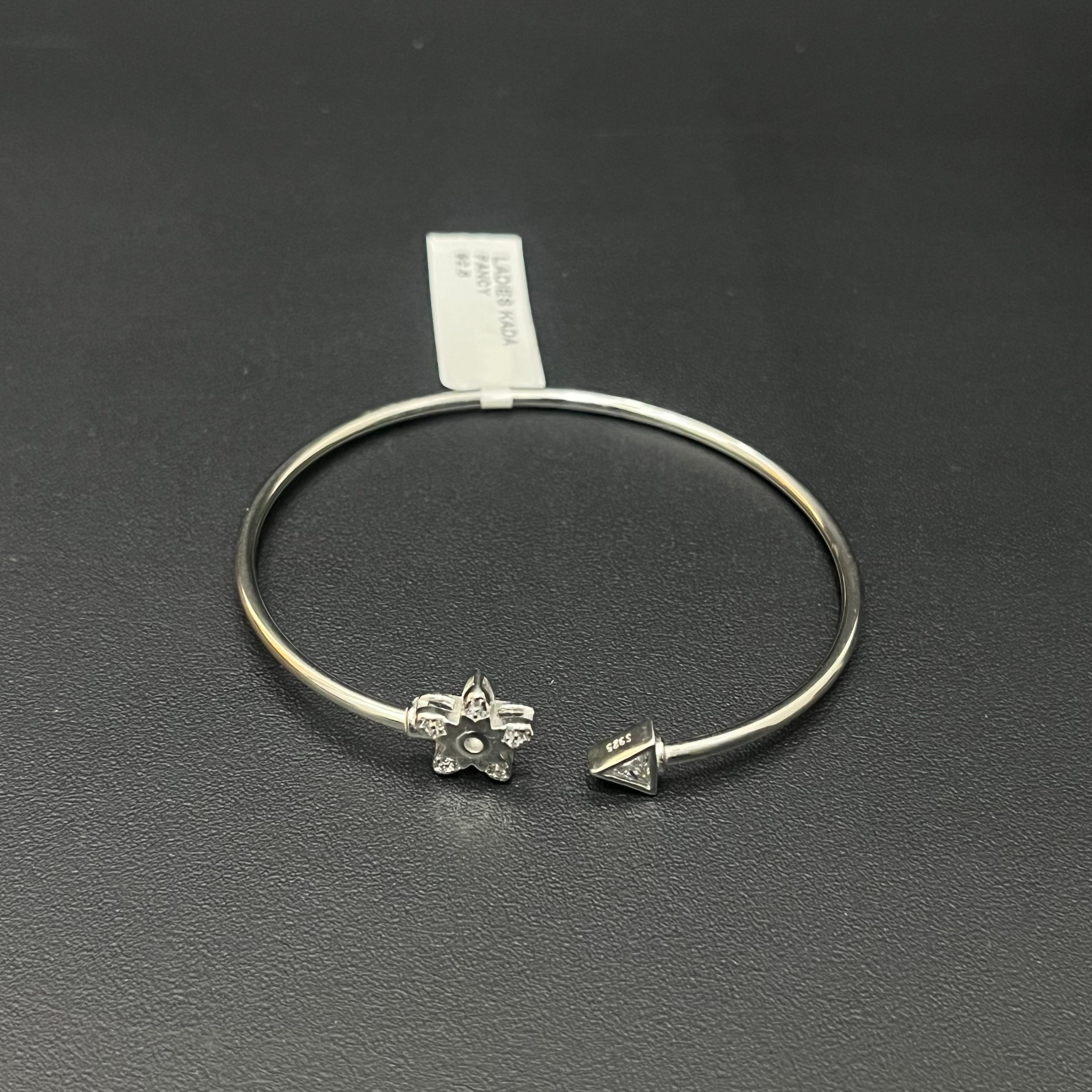 Silver ladies Kada Star