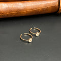 Silver Ladies Toe Rings AD Round Stones Rosegold 925