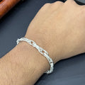 Silver Gents Bracelet Italian Finished DS01