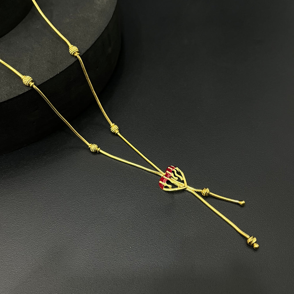 Silver Gold Finished Dokiya Chain Heartz