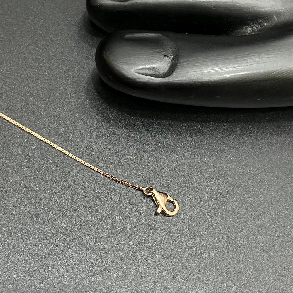Silver Ladies Anklet Graceful Blossom Luxe M01 Rose Gold 925