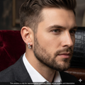 Silver Mens Earring rajput DS01 S