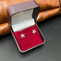 Silver Ladies Second Stud Flower RG 925