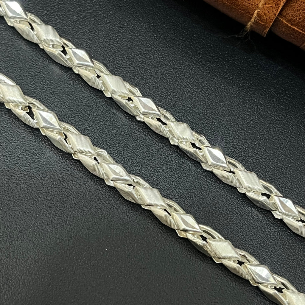 Silver Mens Kathli Chain SF 925