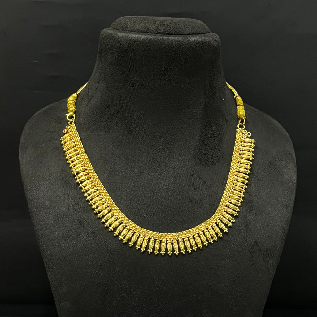 Silver Kerala Kutchi Necklace Gold Finished 925
