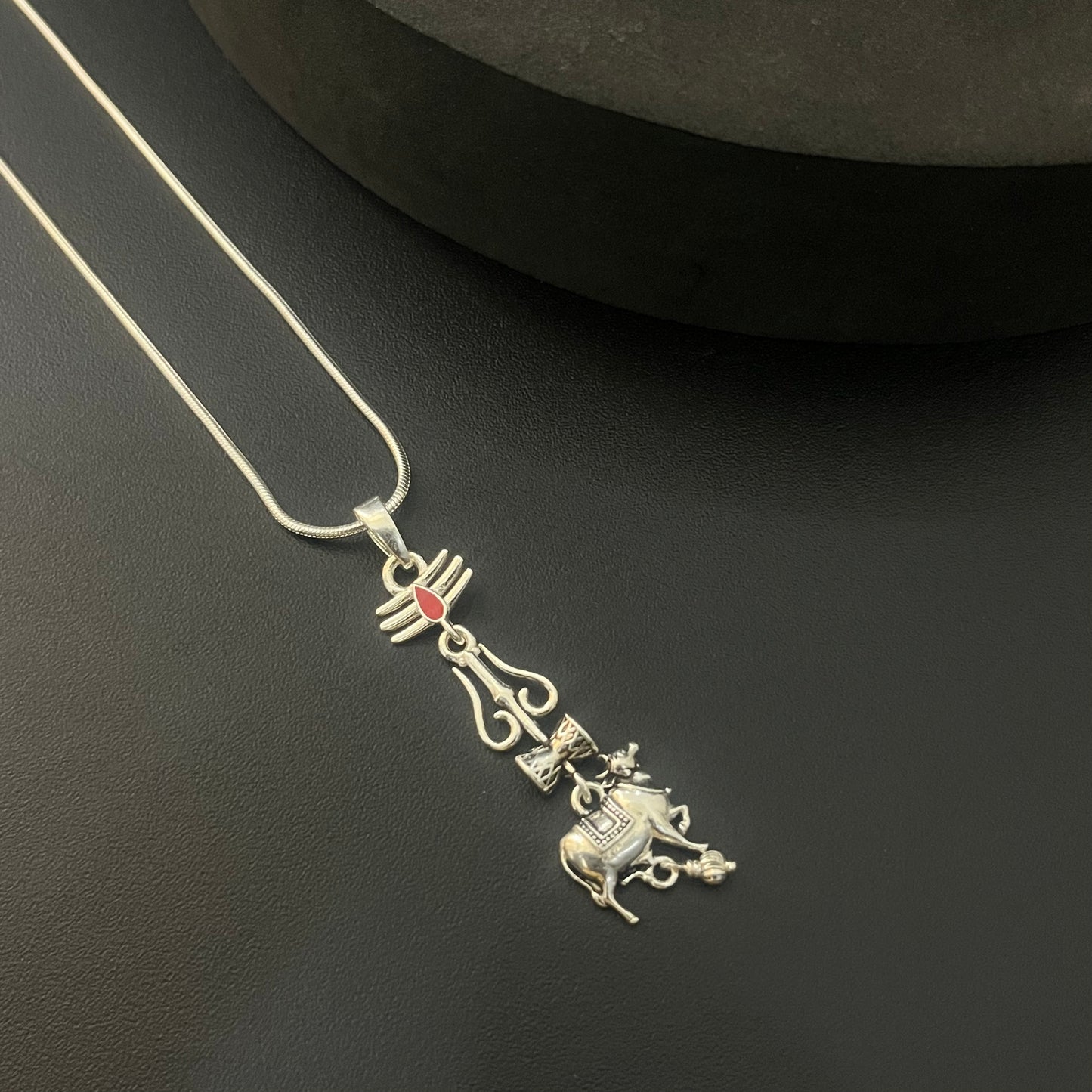 Mahesh Babu Silver Nandi Pendant