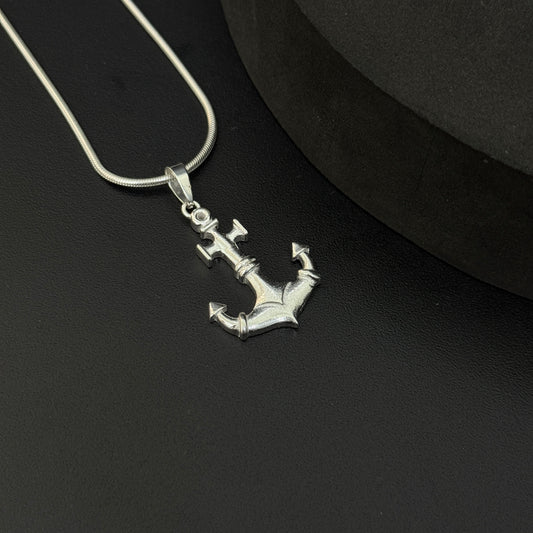 Silver Pendant _Big Anchor