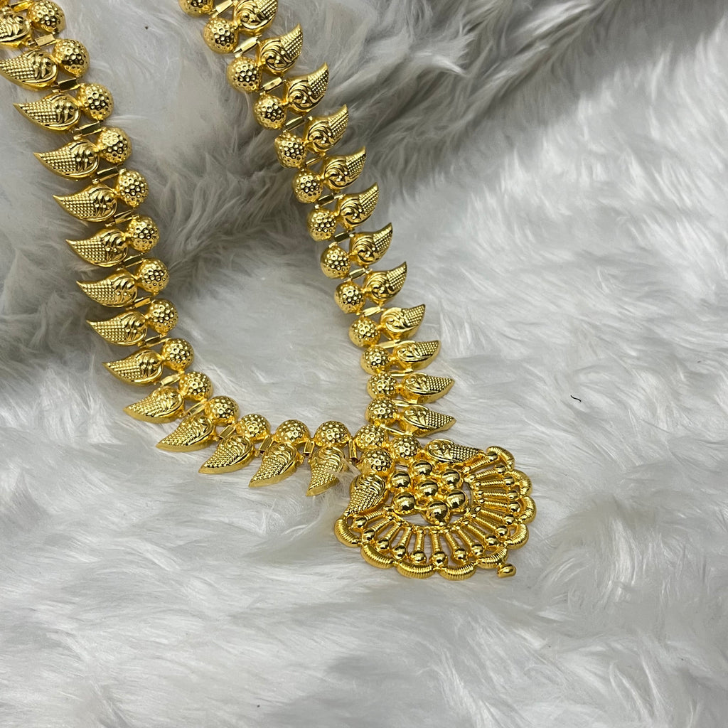 Silver Kerala Haram Gold Finished 925 KH2