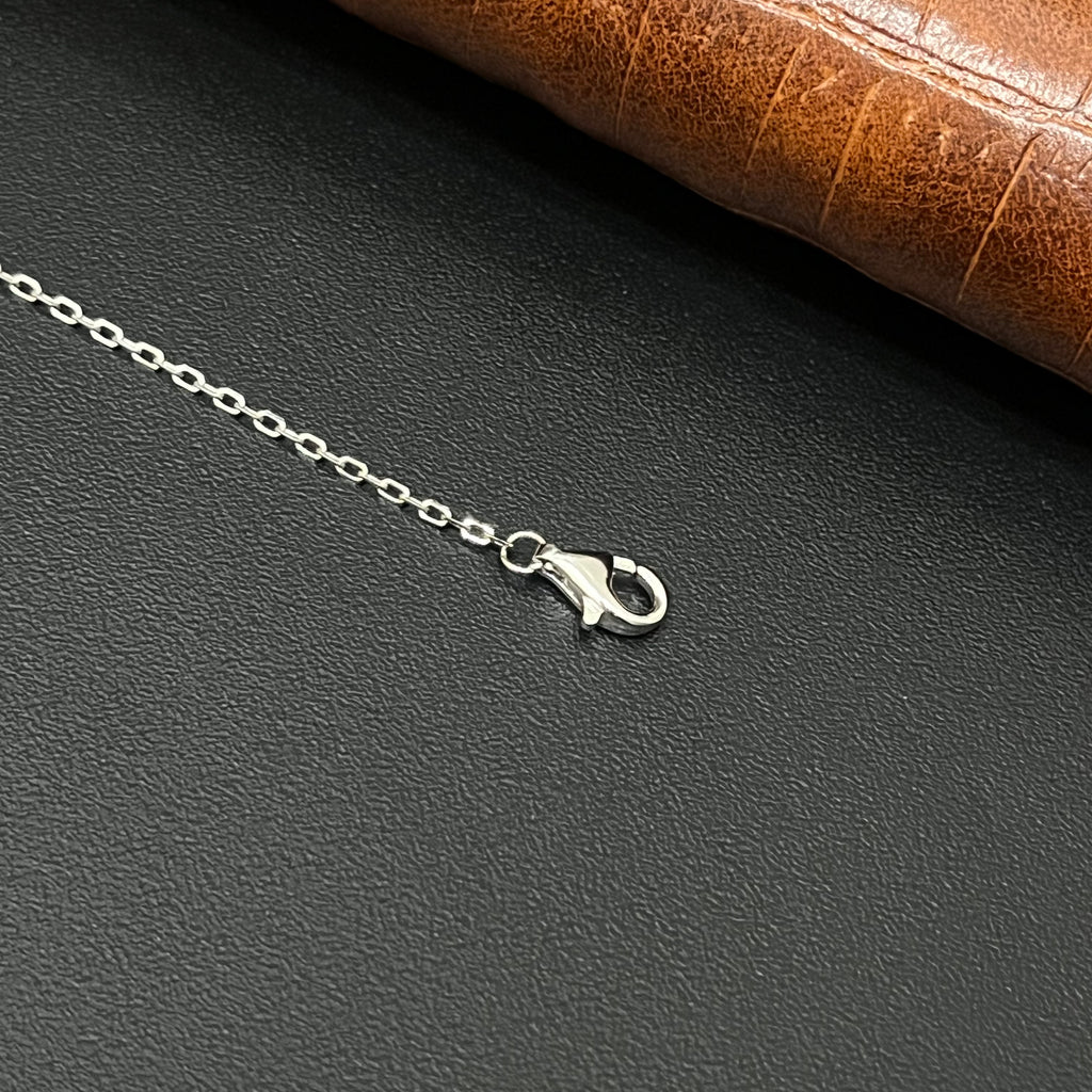 Silver Ladies Bracelet Blue Dot