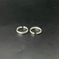 Ladies Silver Toe Rings_Zen Orbit SS