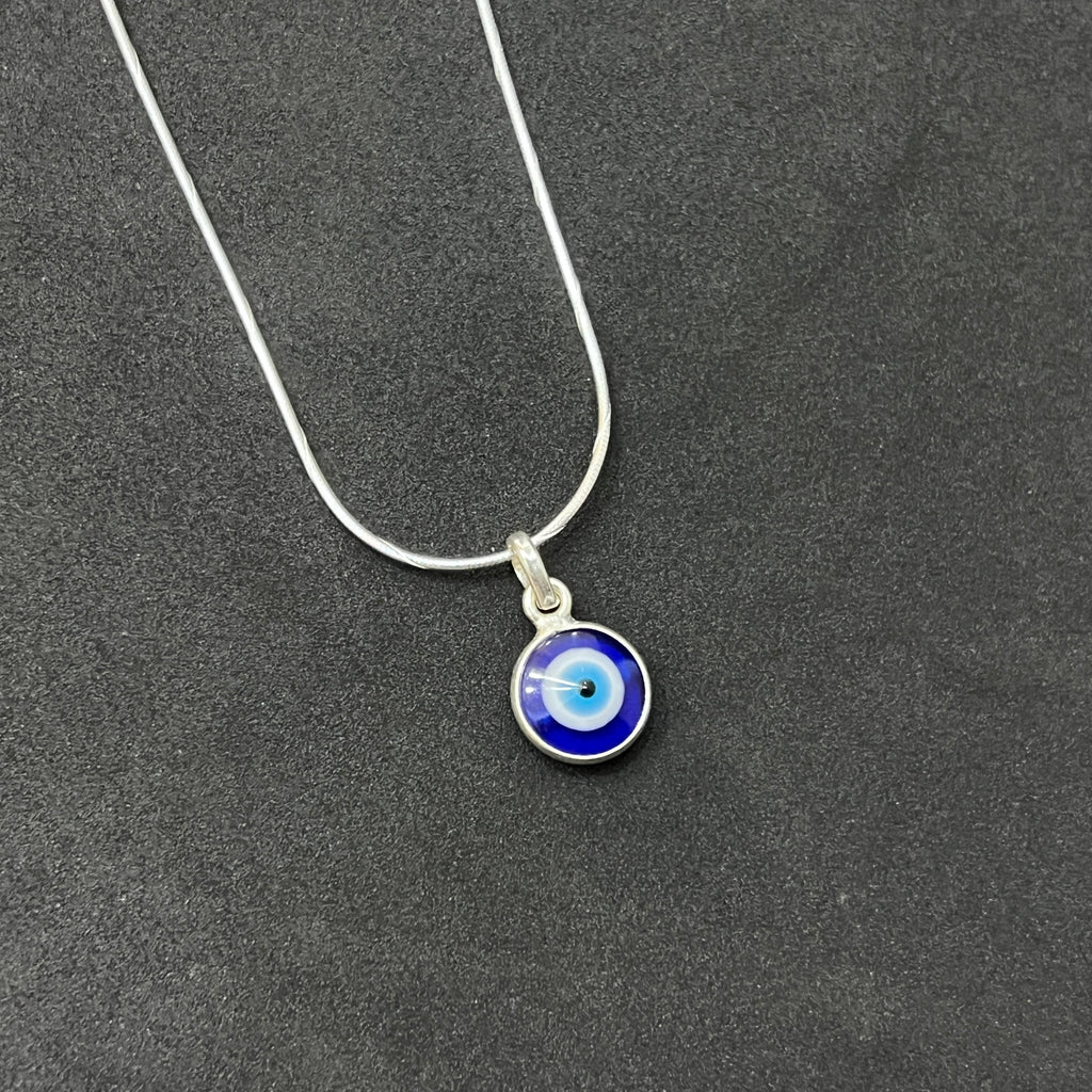 Silver Evil Eye Pendant