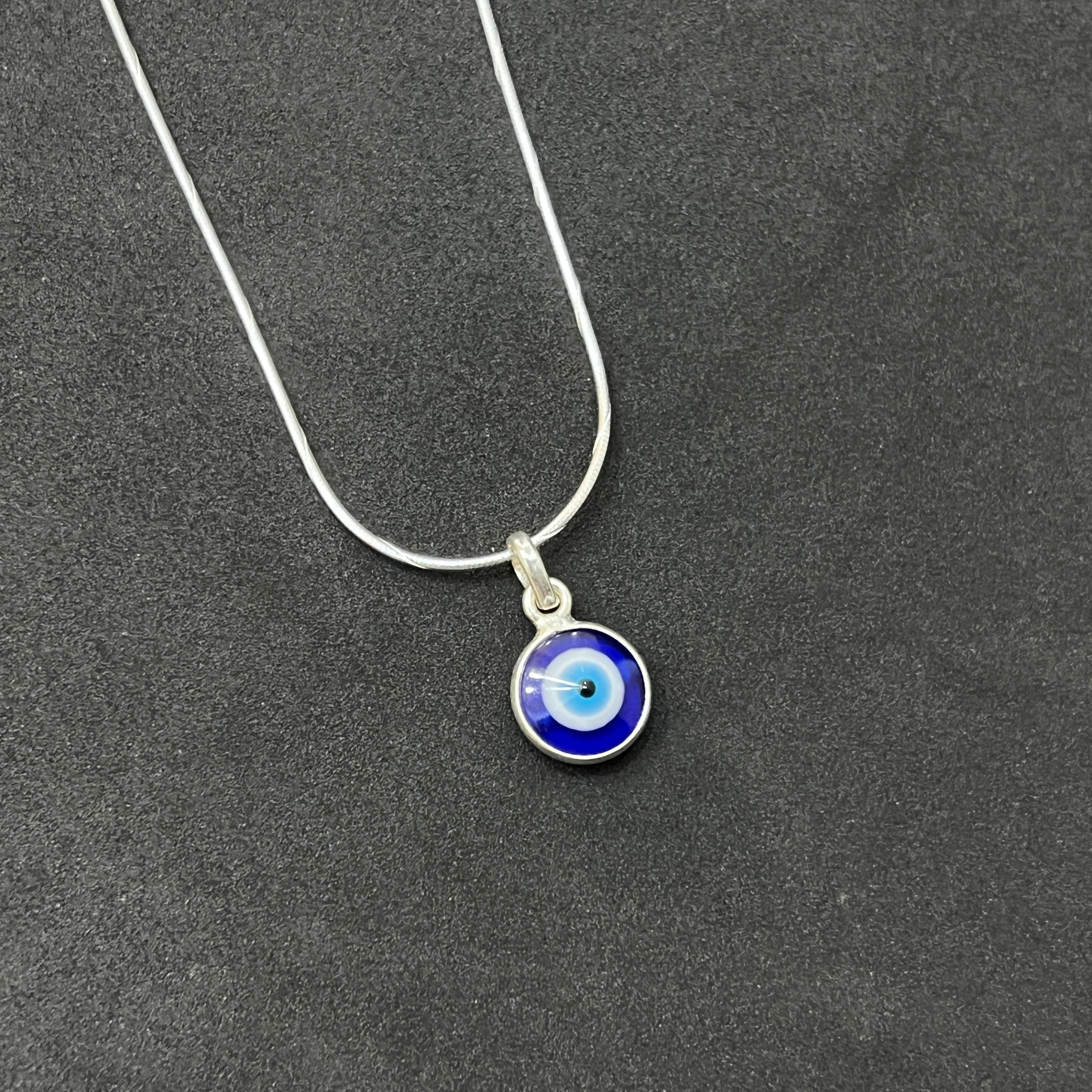 Silver Evil Eye Pendant