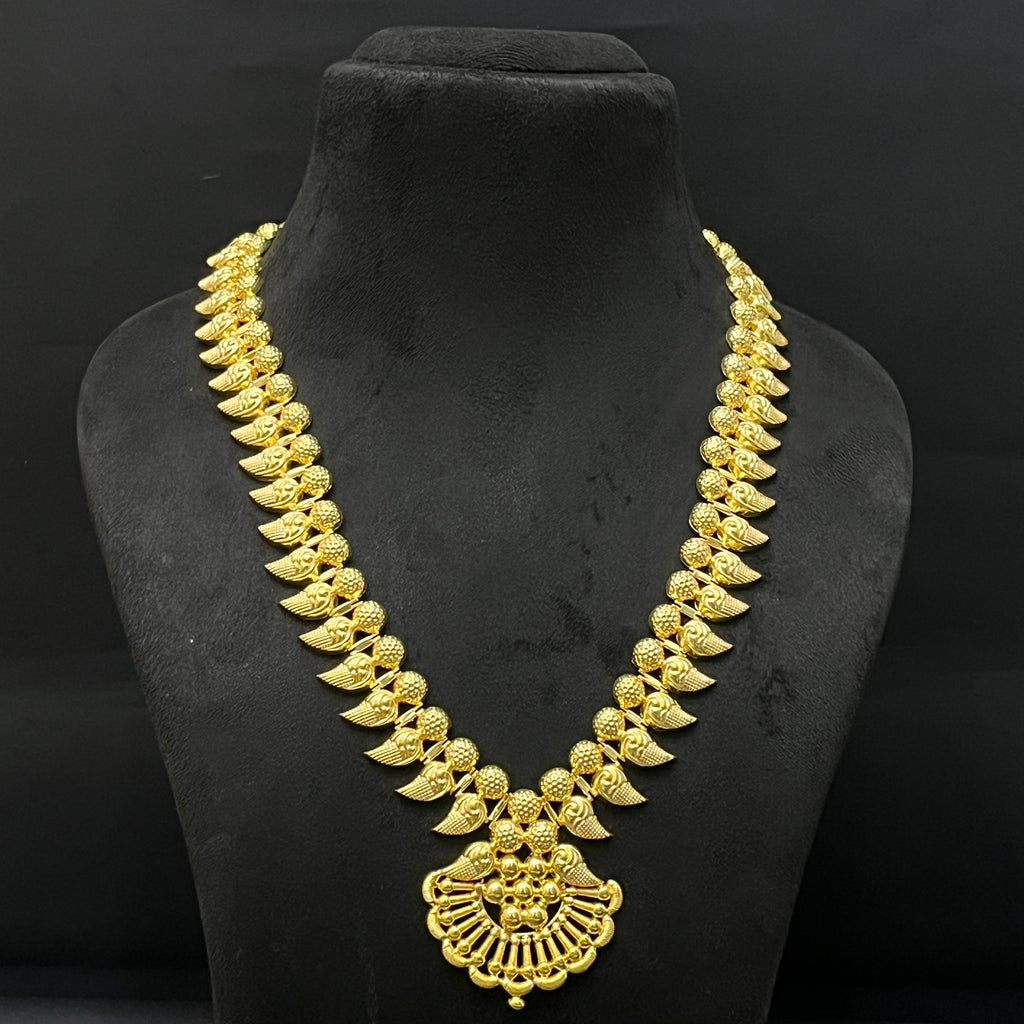 Silver Kerala Haram Gold Finished 925 KH2
