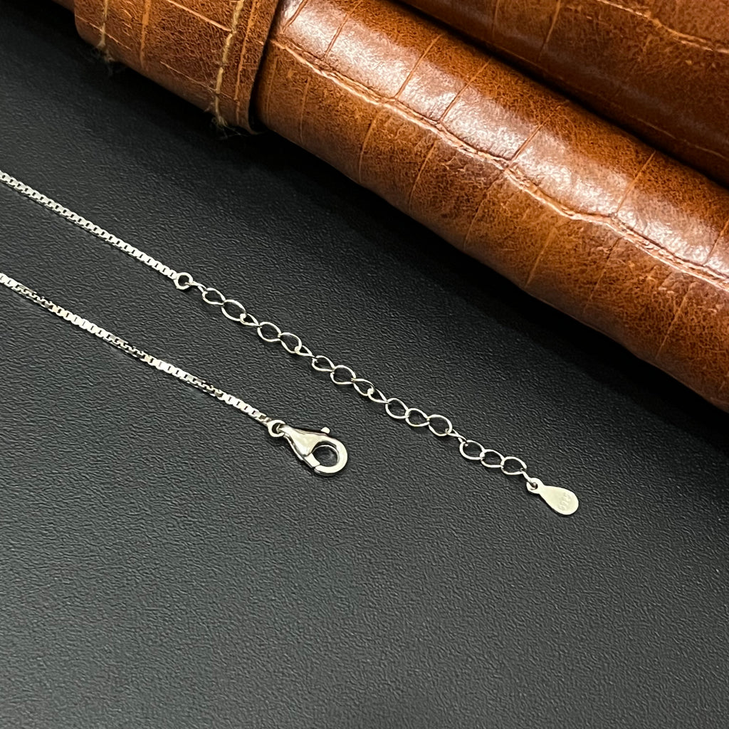 Silver Ladies Chain Bird With Branch