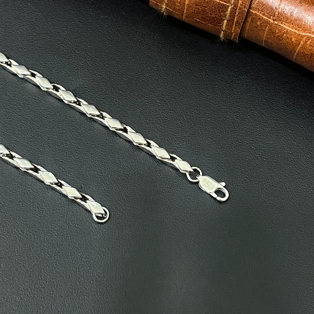 Silver Mens Chain Choco Kathli CC06 925