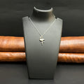 Silver Ladies Pendant Chain Swan Embrace Luxe 925
