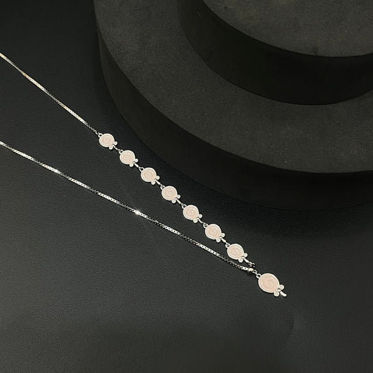 Silver Baby Chain Rose