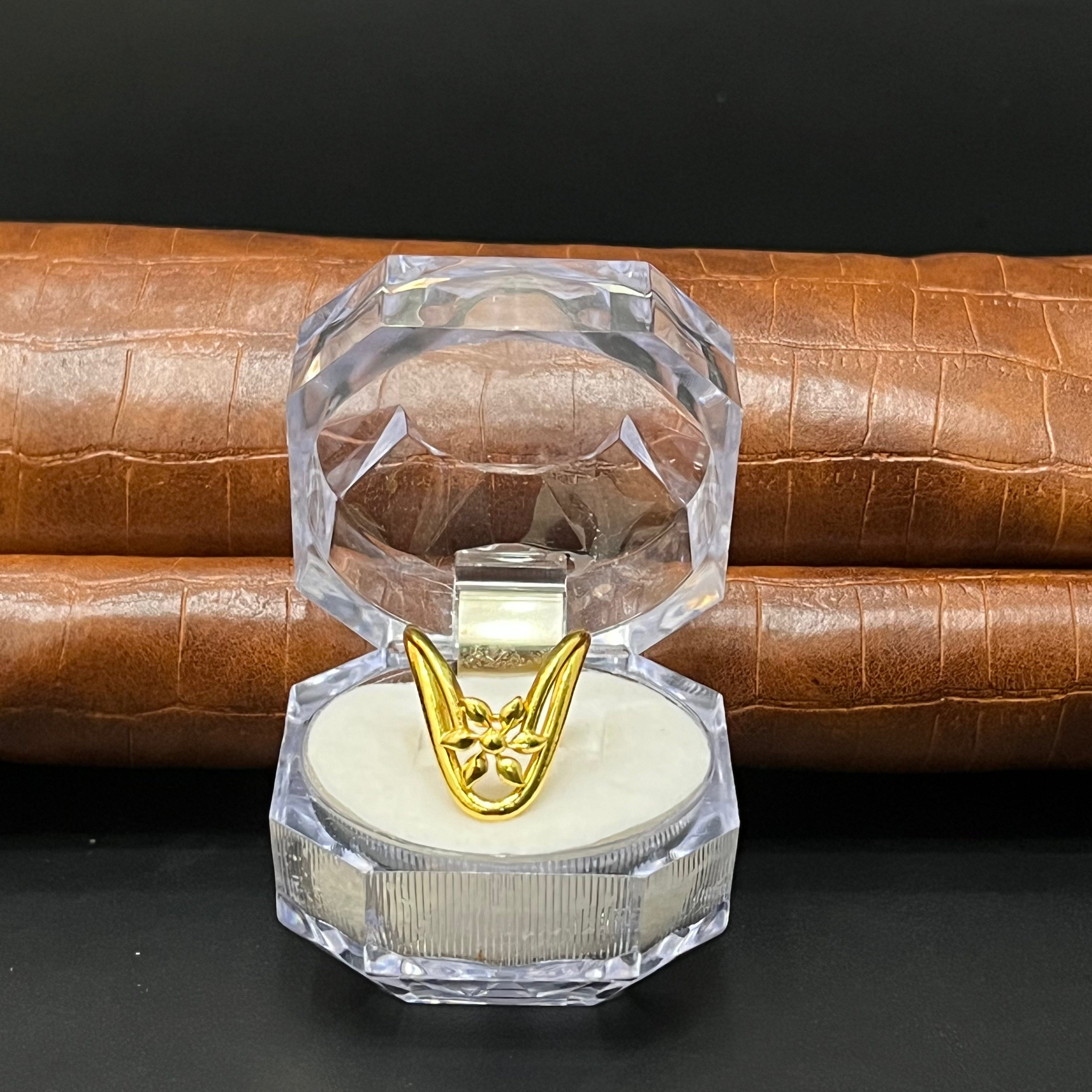 Silver Vanki Ring Gold Finished V03