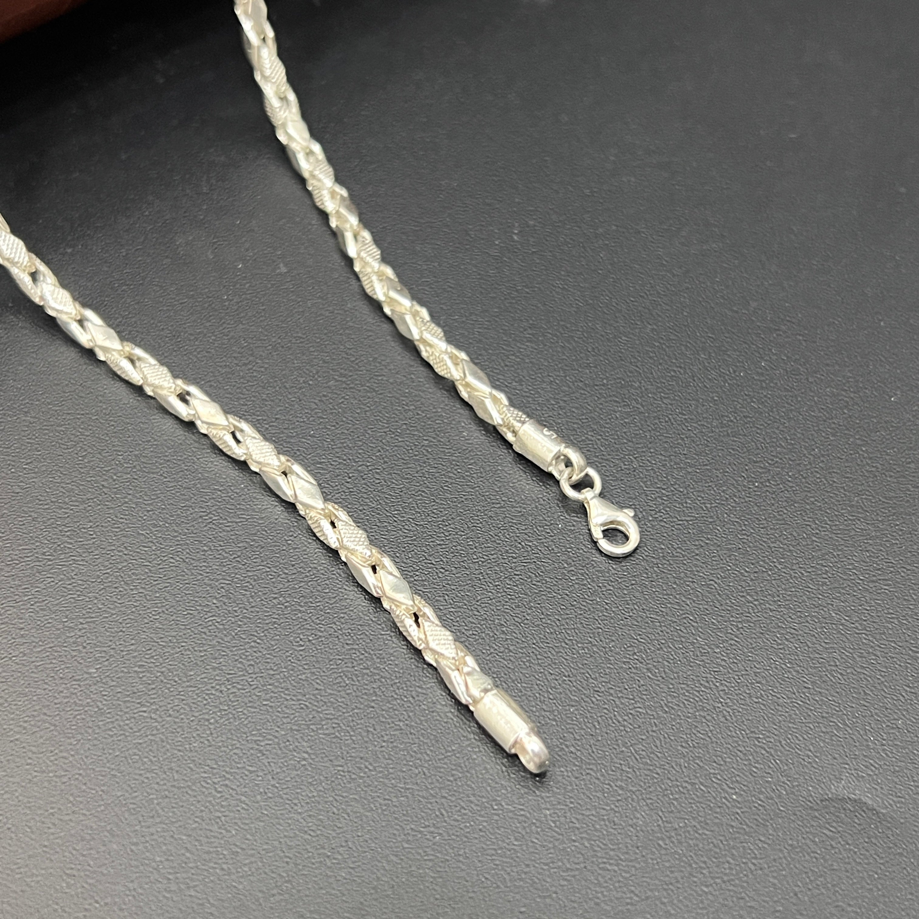 Silver Kathli Silver Finished Matte Finished