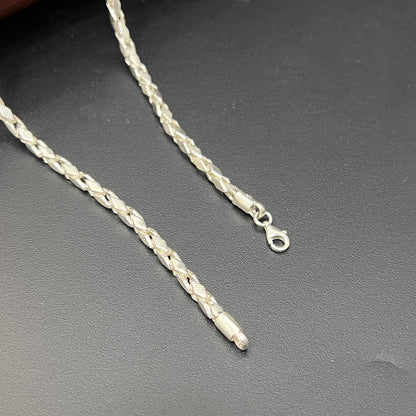 Silver Kathli Silver Finished Matte Finished