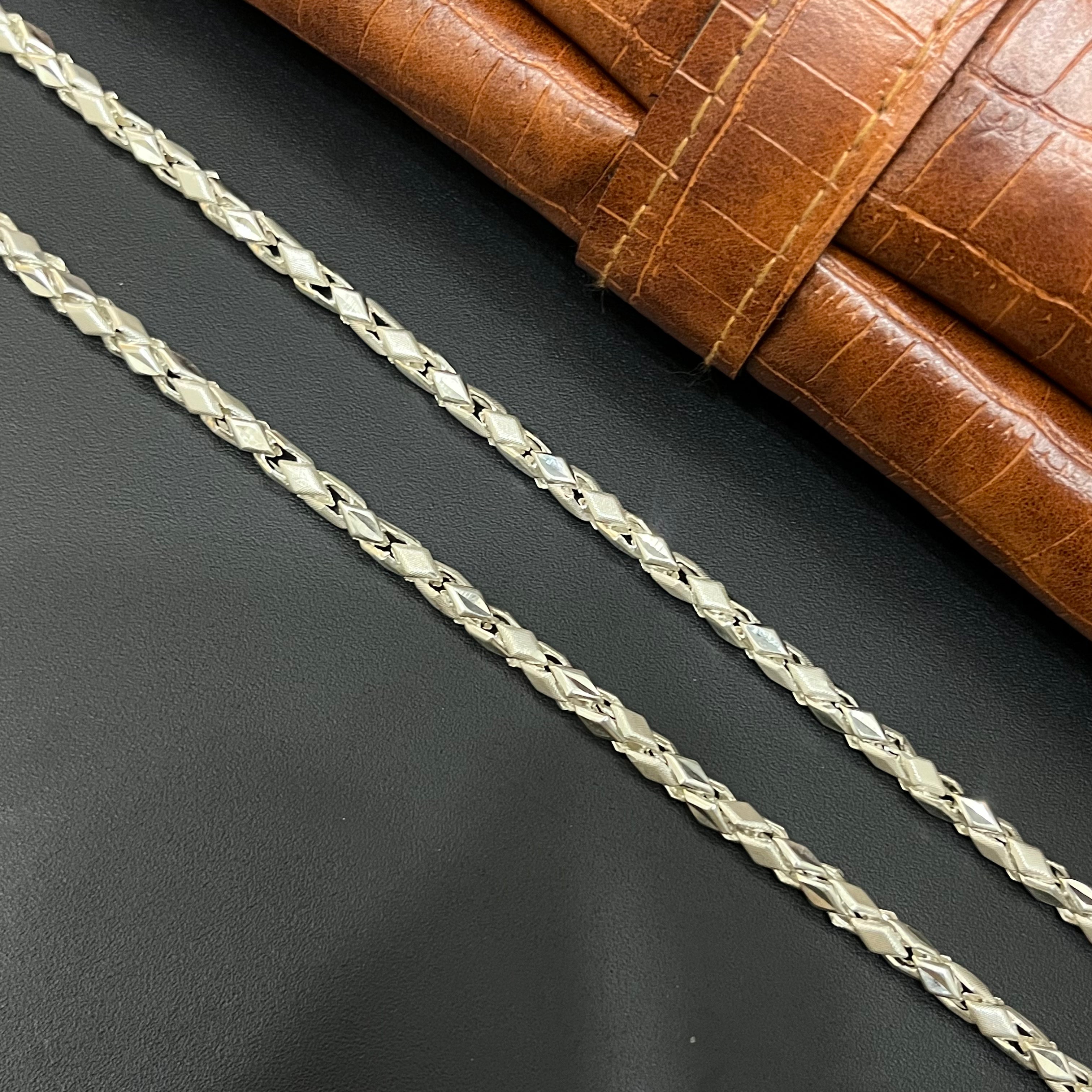 Silver Mens Kathli Chain SF 925