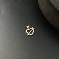 Ladies Pendant RoseGold Heart