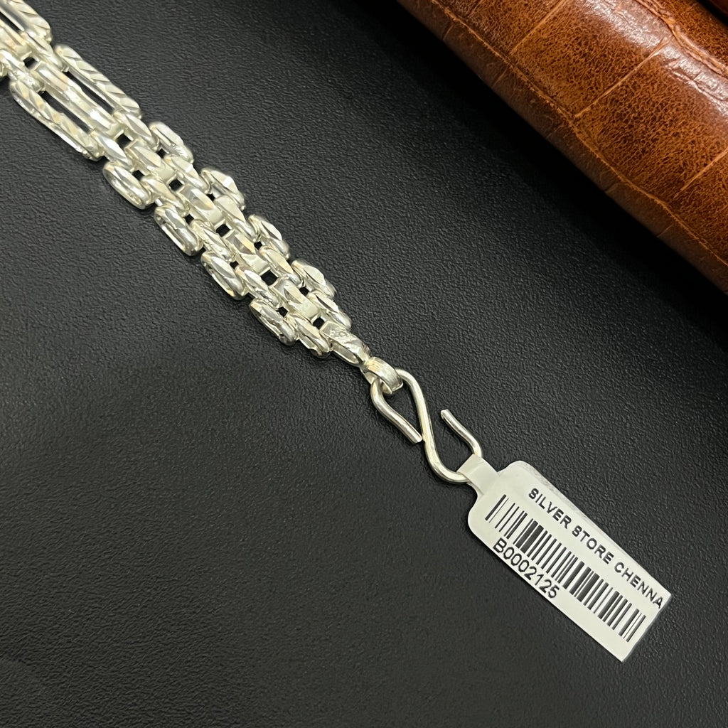 Silver Mens Bracelet 8