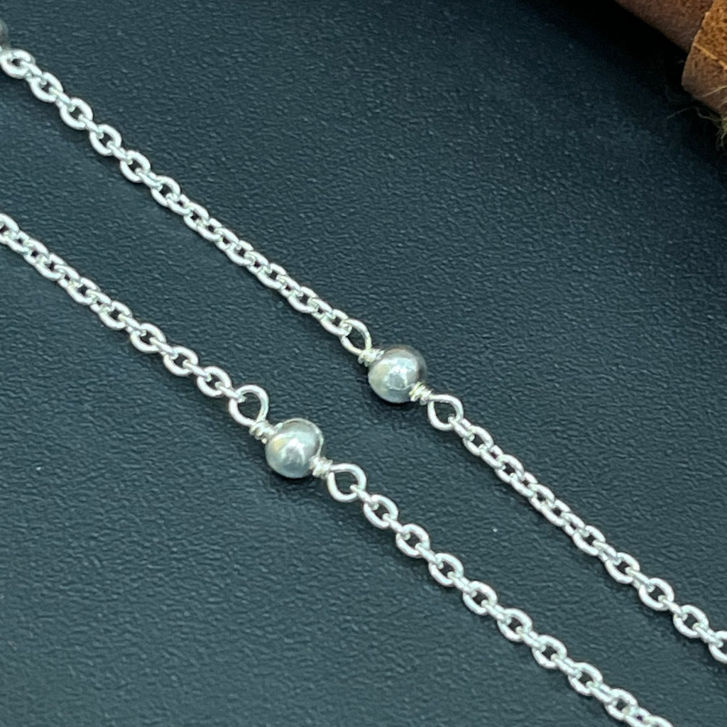 Silver Jesus Jabba Malai Bold M02 925