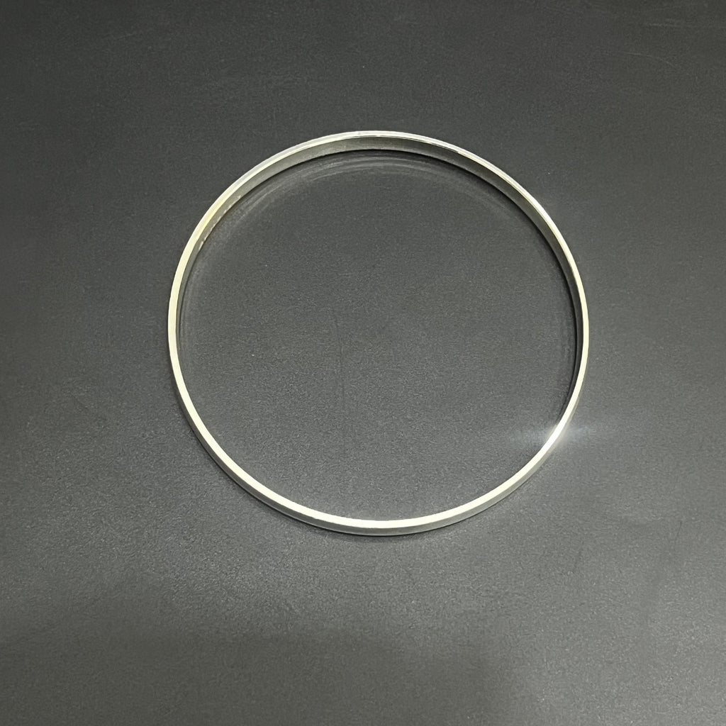 Silver Mens Flat Kada
