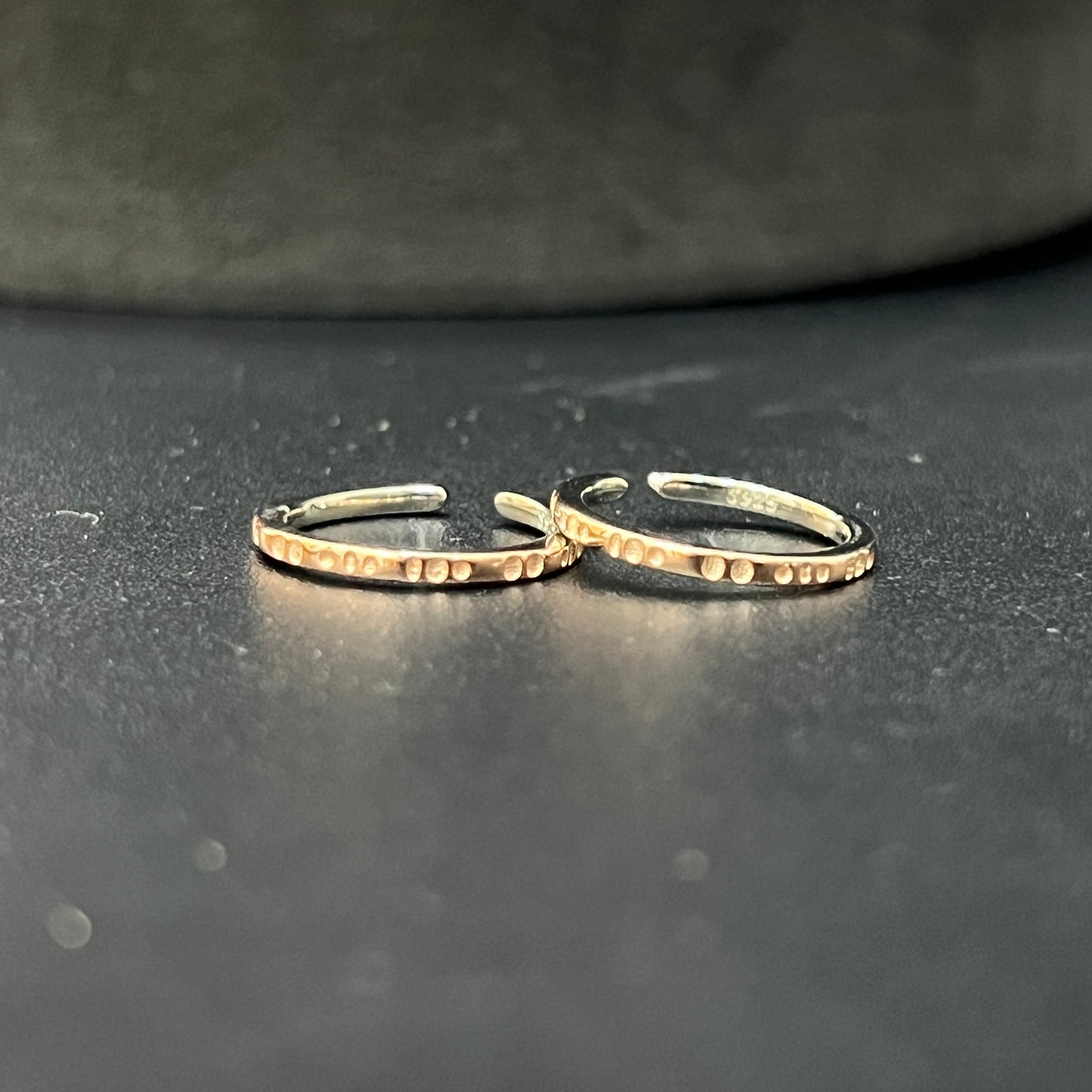 Ladies Toe Rings Rosegold