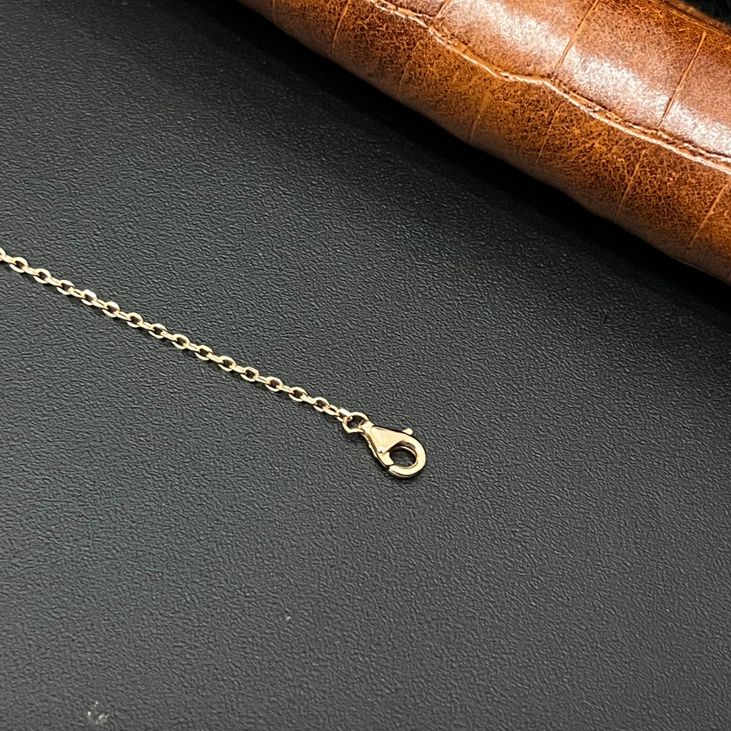 Silver Ladies Bracelet Single White Stone RG