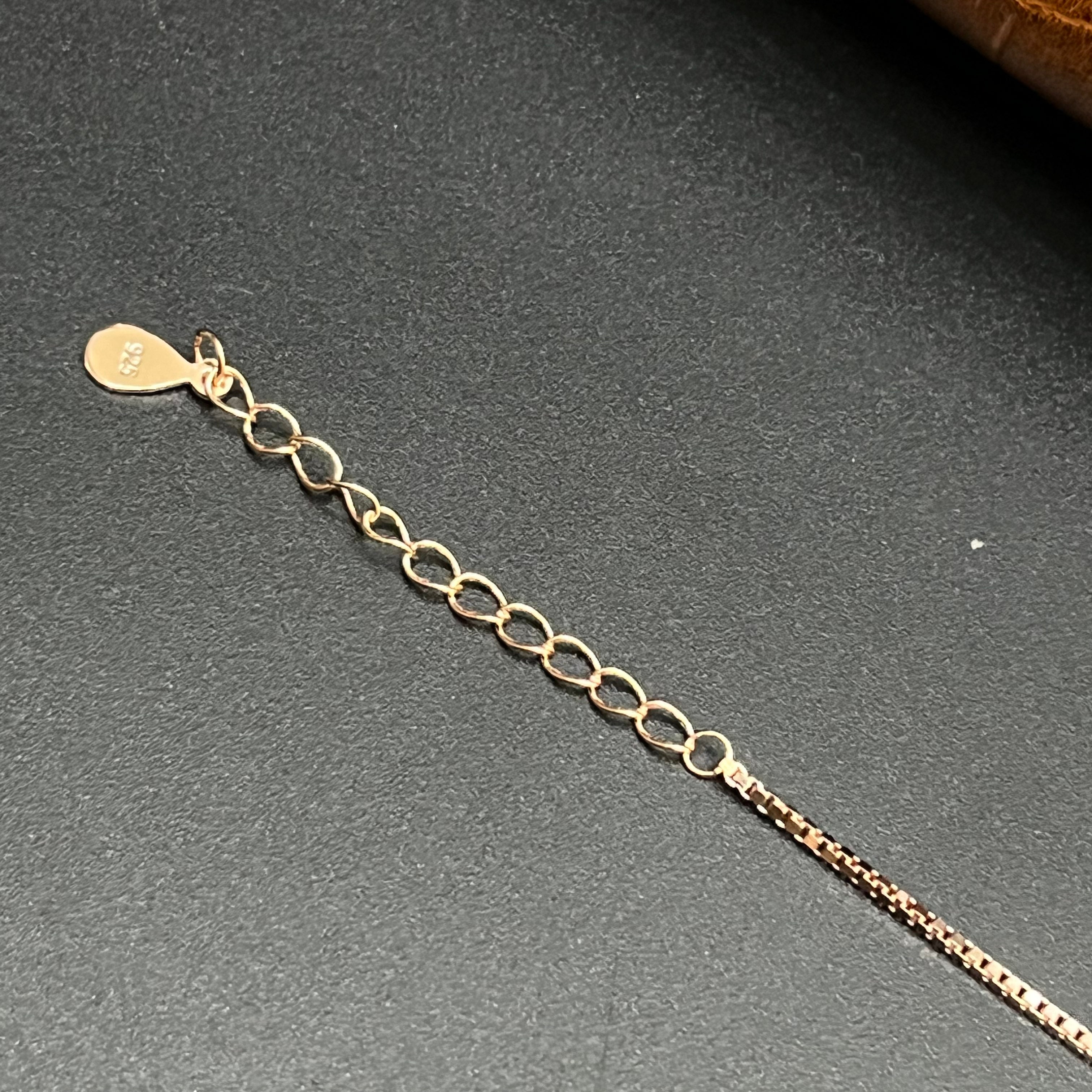 Silver Ladies Bracelet Green Butterfly Crystal Link Rose Gold 925