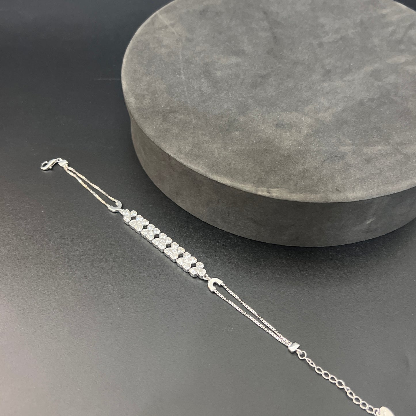 Silver Ladies Braclet Zicron