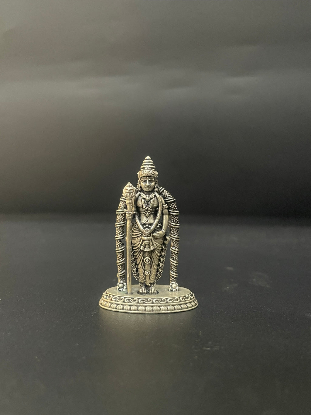 Silver Antique Murugan Idol 925