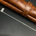 Silver Mens Bracelet sachin Classic Slim 925