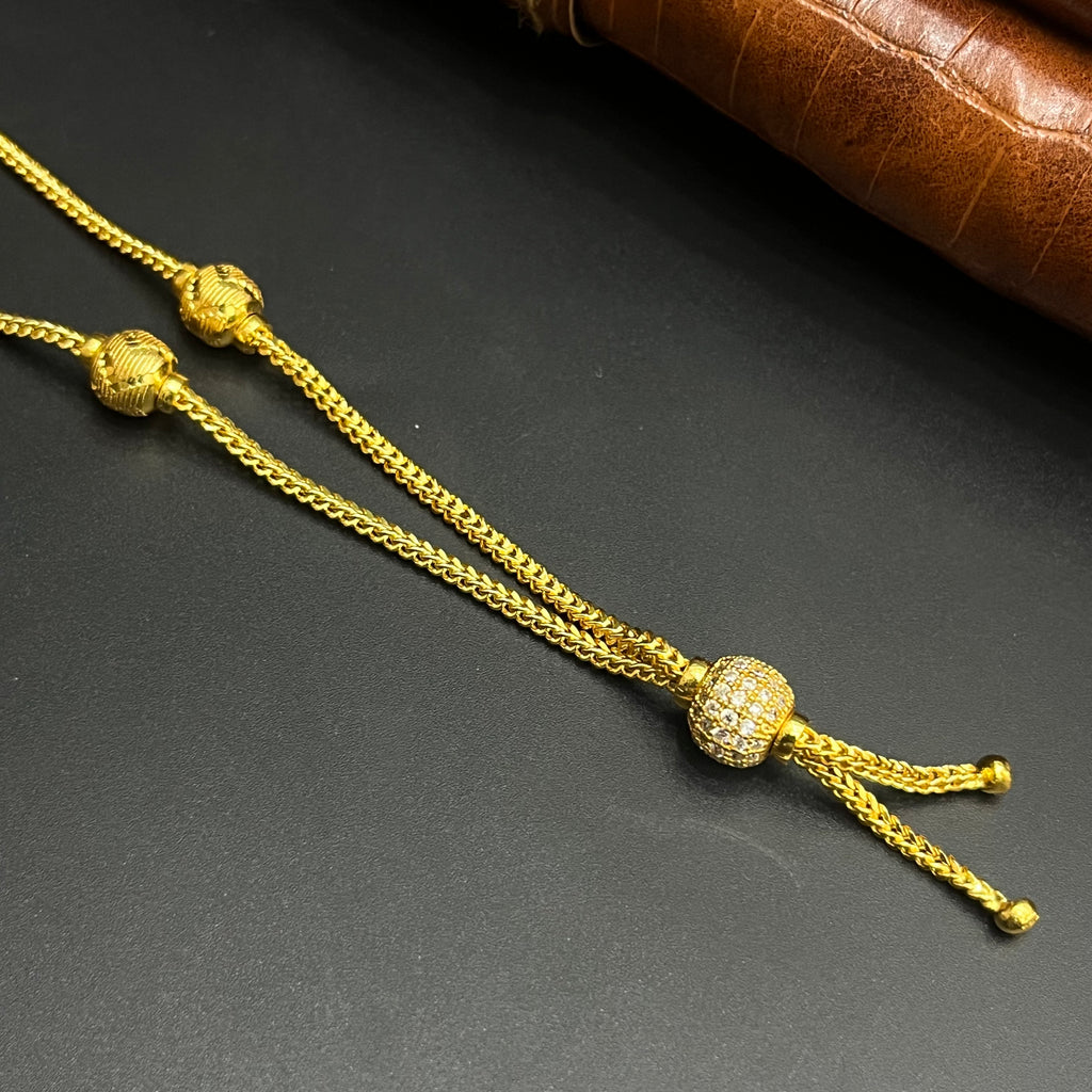 Silver Ladies Chain Fabulous Dokiya Edition Gold Finish M01 925