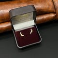 Gold Second stud C Type Stone 18K