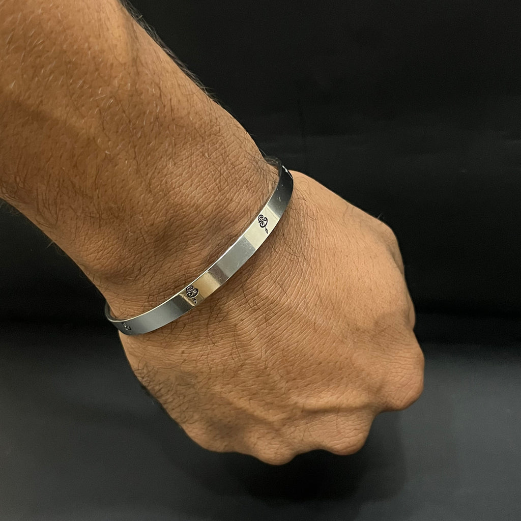 Silver Mens Kada 1