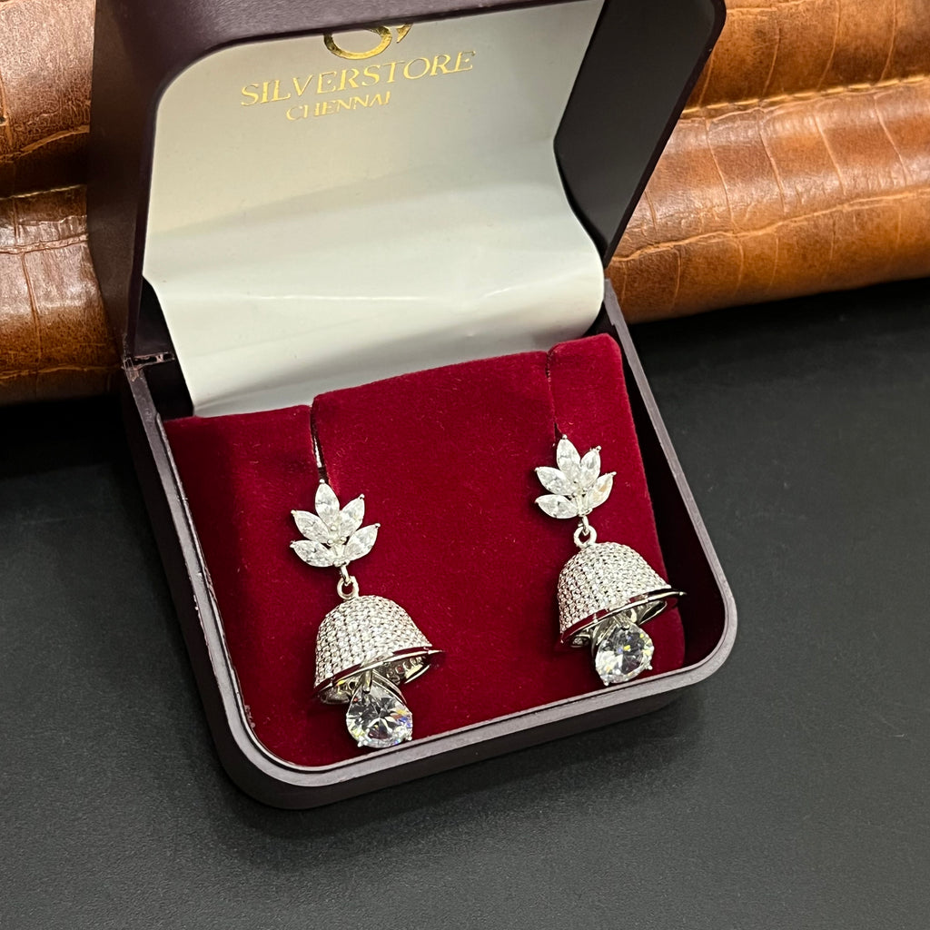 Silver Ladies Jimki Elegance Luxury Half Floral Charms 925