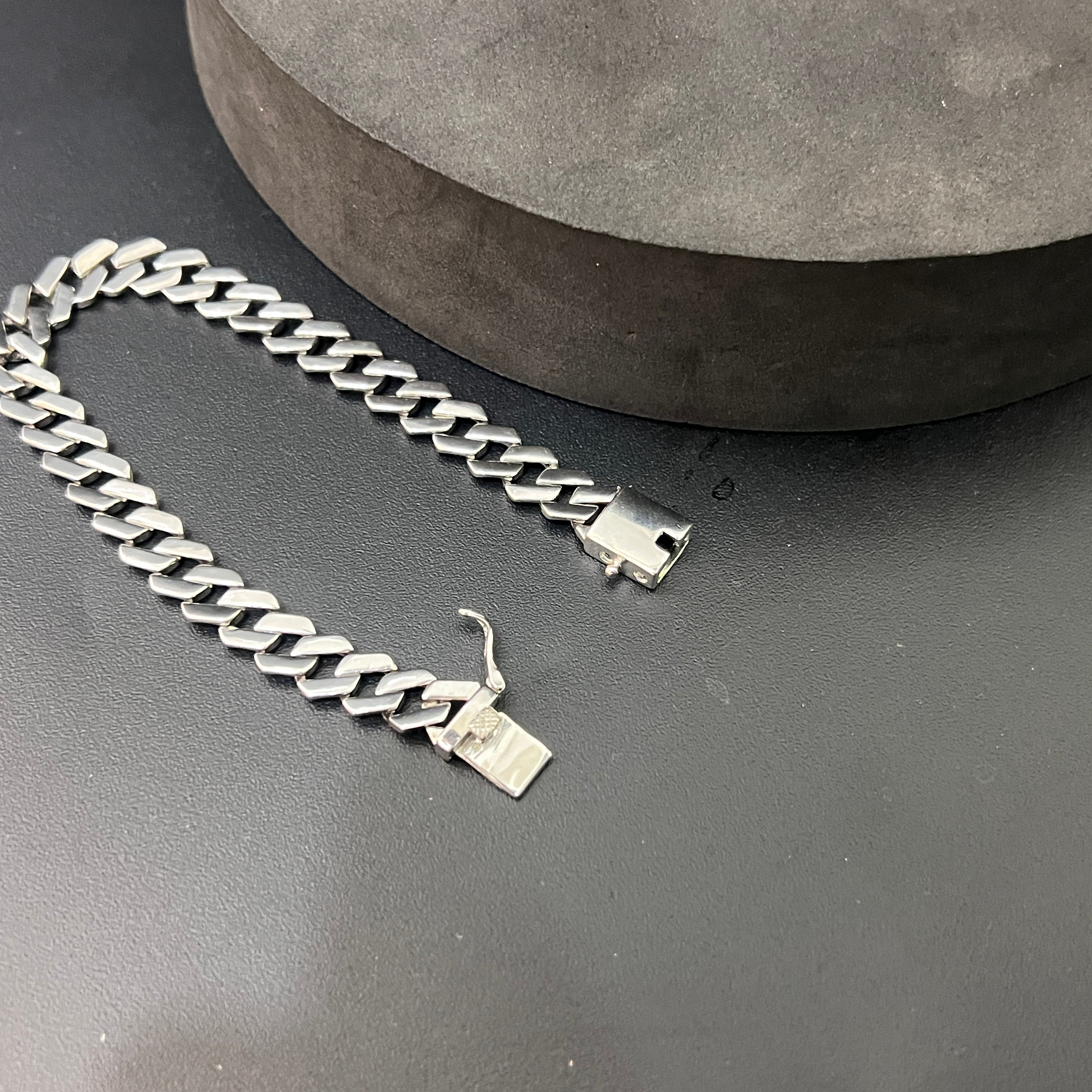 Silver Mens Bracelet Royal Cuban Twist Edition 925