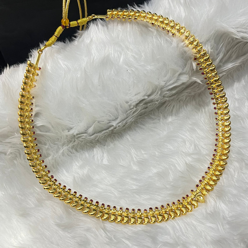Silver Manga Kerala Haram Gold Finished 925