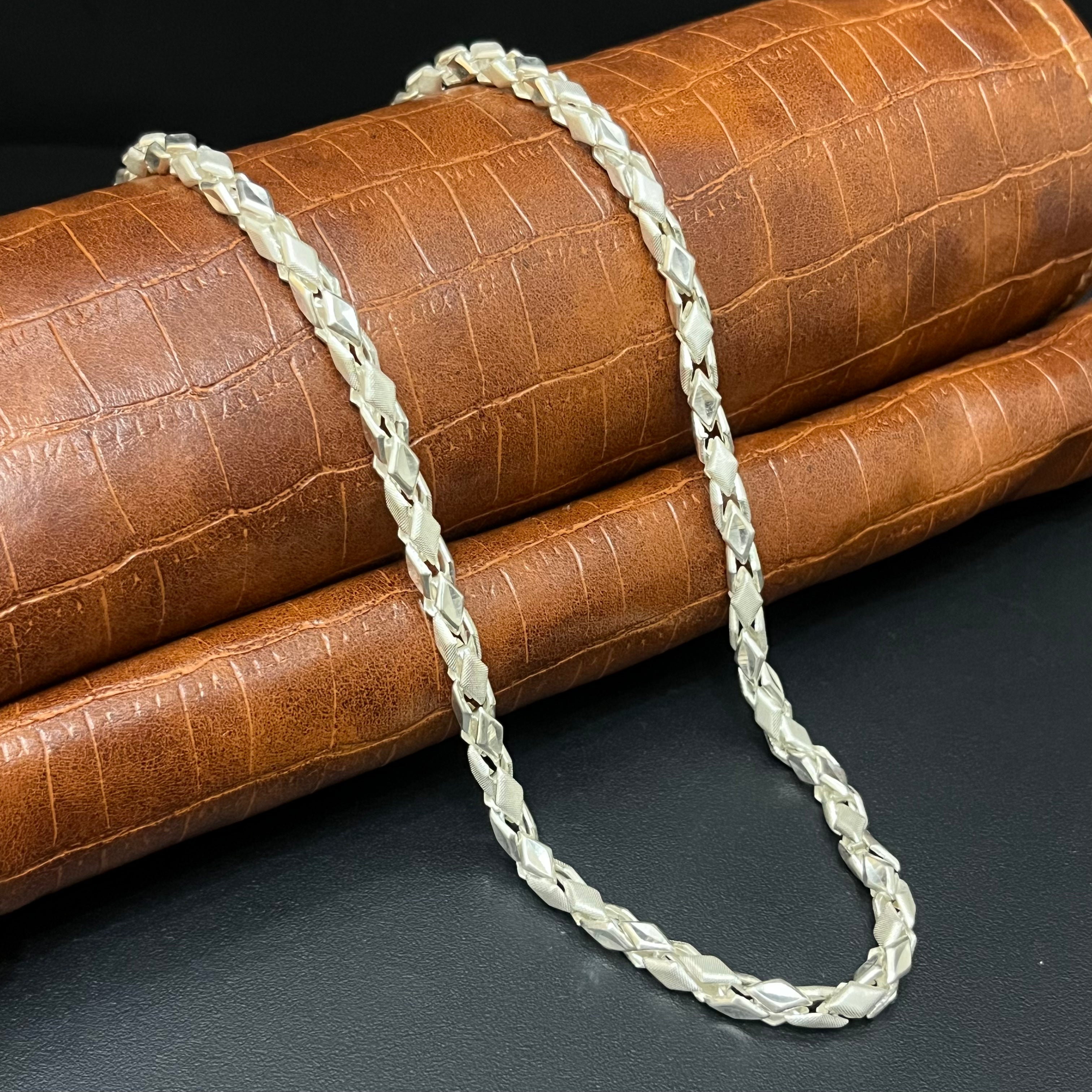Silver Mens Kathli Chain SF 925