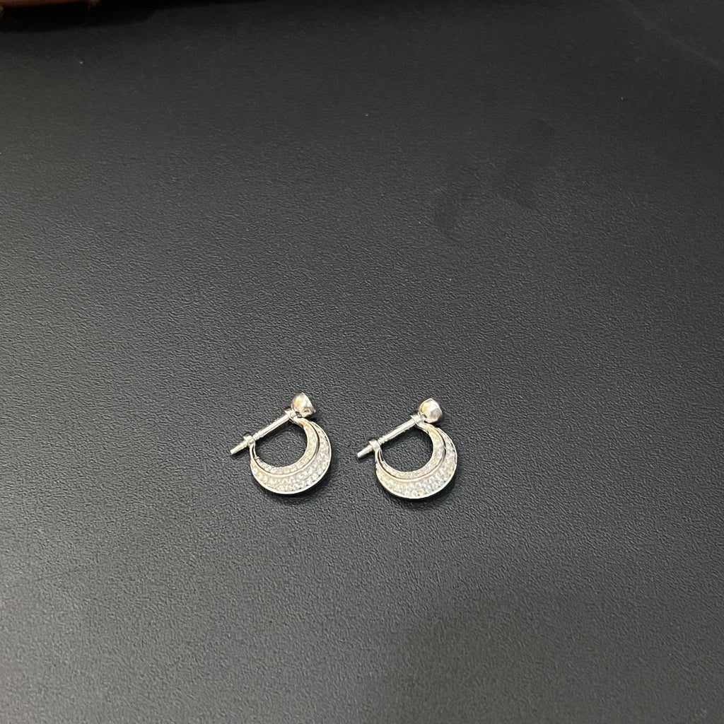 Silver Mens Earring rajput DS01 S