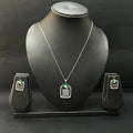 Silver Ladies Pendant Chain Recto Butterfly