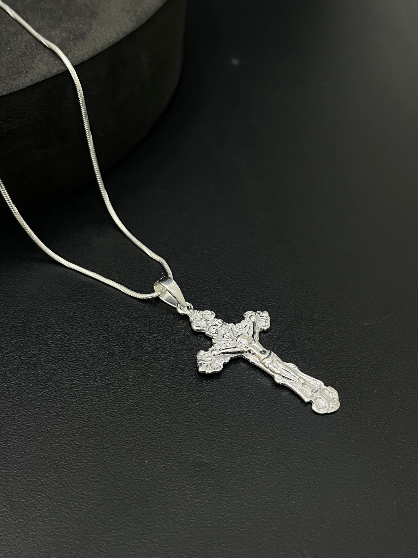 Silver jesus Cross Pendant